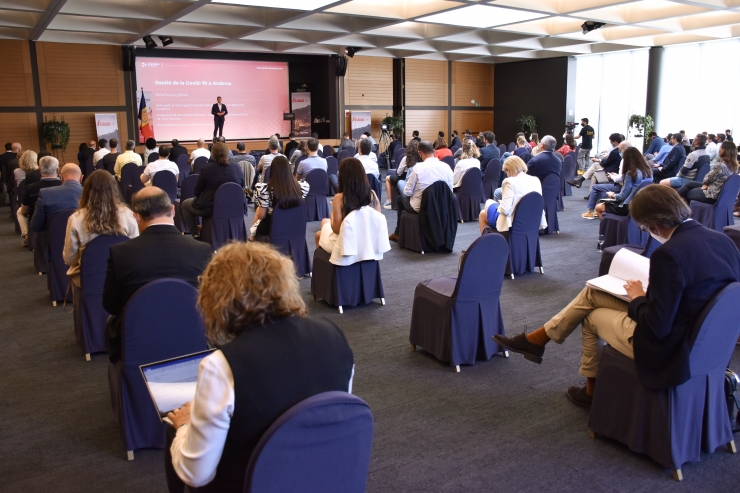 La inauguració l'Andorra Business Market.